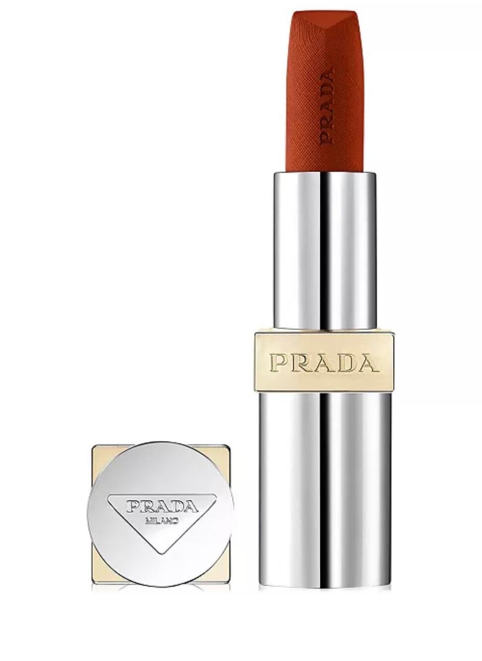 Prada Beauty Monochrome Hyper Matte Nude Refillable Lipstick 077 Arancio